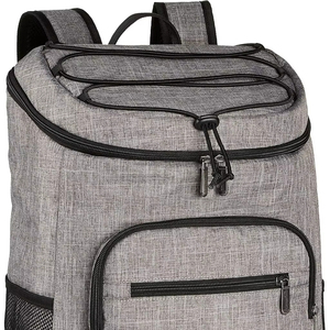 Mochila Nevera Reutilizable con Aislamiento, Bolsas Nevera con Compartimento Aislado, Estuche de Transporte Compatible para el Trabajo y Campamento - Product Image 1