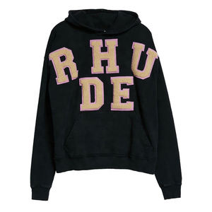 Sudaderas con Bordado Chenille para Hombre, Diseño Nuevo y Económico, Calidad Superior, Logotipo/Colores Personalizados - Product Image 4