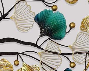 Modern Luxury Design Leaf Pattern Tree Metal <b>Wall</b> <b>Art</b> Durable <b>Nature</b> Inspired Sculpture Stylish Decoration for Living Room Home - Product Image 6