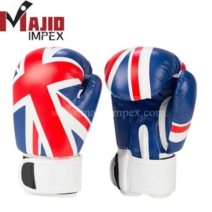 Gants de boxe en cuir PU MMA UFC personnalisés en usine directe pour la formation fabriqués par des gants de boxe en cuir professionnels du Pakistan - Product Image 3