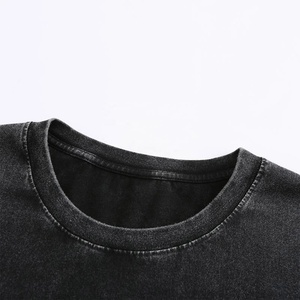 เสื้อยืดโอเวอร์ไซส์หลากสีสำหรับผู้ชาย เสื้อยืดคอกลมแบบสปอร์ต ผ้าฝ้ายเนื้อหนา สไตล์ลำลองแนวสตรีท - Product Image 3