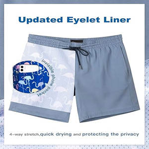 Short de sport basket-ball personnalisé avec logo Short de compression pour homme à taille élastique solide à double couche pour l'entraînement et le jogging pour adulte - Product Image 3