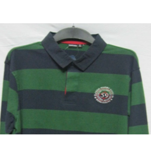 Chemises pour hommes avec technique de broderie, 100% coton, fil teint, manches longues, col boutonné - Product Image 2