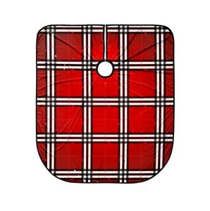 Nueva capa de peluquero a rayas con cuello de silicona, diseño personalizable, ideal para barberías profesionales, capa de corte Premium - Product Image 2