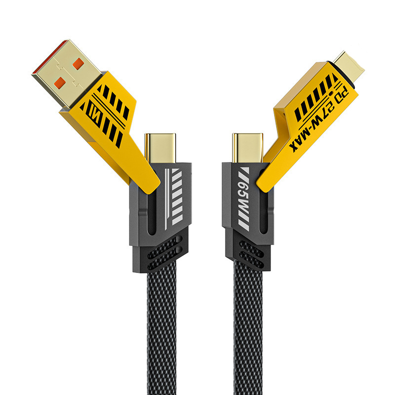 3 in 1 Nylon Braided USB