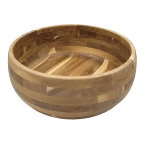 ชามเสิร์ฟตกแต่งลายไม้ธรรมชาติแบบคลาสสิก ใช้แล้วทิ้ง เป็นมิตรกับสิ่งแวดล้อม ทำด้วยมือ ปลอดภัยสำหรับเครื่องล้างจาน ปรับแต่งสีและโลโก้ได้ - Product Image 2