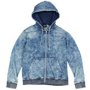 แจ็กเก็ตยีนส์ผ้าฝ้ายสำหรับผู้ชายแจ็กเก็ตยีนส์แบบสั่งทำ - Product Image 2