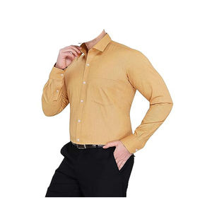 Camisa de diseñador de algodón Premium 100% para hombre, estilo moderno, ajustada, moda informal para uso diario - Product Image 5