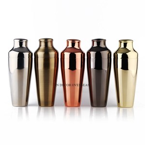 Diamond Texture Designer Copper Antique Finished Superior Quality Metal Made Elegant Look Custom <b>Cocktail</b> Shaker From India - Product Image 4