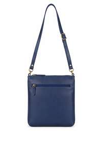 Sac à bandoulière minimaliste pour femme en cuir véritable, style vertical fin, cuir doux et lisse, sangle réglable, sac décontracté - Product Image 2