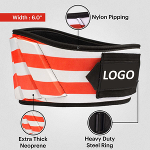 OEM Wholesale Custom Logo Neoprene Weightlifting <b>Belt</b> with Professional Protection for Gym <b>Training</b> Fitness-Adjustable Support - Product Image 5