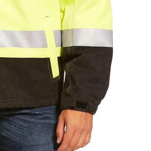 เสื้อแจ็กเก็ตผ้าโพลีเอสเตอร์สะท้อนแสงกันน้ำระบายอากาศได้ดีมองเห็นง่าย - Product Image 5