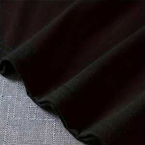 Camiseta bordada para hombre, ropa de algodón liso, parche personalizado, transpirable y que absorbe la humedad, estilo de moda listo para usar - Product Image 4