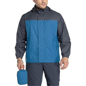 Chaqueta larga de lluvia de viaje transpirable a prueba de viento para hombre, abrigo de lluvia largo impermeable con logotipo personalizado para exteriores para hombre subido por Dress Sports - Product Image 1
