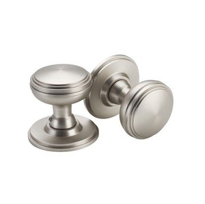 Poignée de porte en métal argenté avec motif d'ange, design vintage écologique pour la maison et l'hôtel, outils d'application - Product Image 1