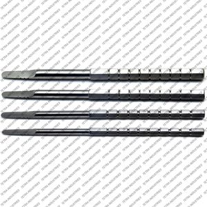 Cinceles dentales para dividir huesos de acero inoxidable, 4 Uds., juego de instrumentos quirúrgicos curvos rectos, limpieza de agarre ergonómico Manual - Product Image 5