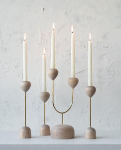 Bougeoir en fer métallique au design moderne pour décoration de Table, décoration de maison, hôtel, couleur noire, Design Unique, bougeoir en fer métallique - Product Image 5