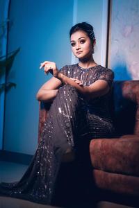 Vestido de fiesta de línea A con lentejuelas y perlas bordadas en la espalda para mujer, vestido de noche sin mangas para fiesta - Product Image 4