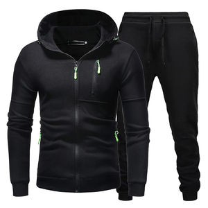 Hoodies hommes ensembles de vêtements de sport survêtement décontracté hommes 2 pièces sweat pantalons de survêtement costume 2025 automne hiver à capuche haut épais mâle - Product Image 1