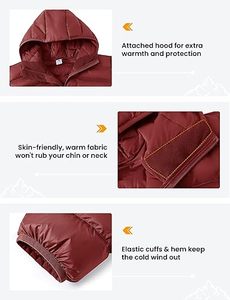 Chaqueta de Plumón para Hombre 2025, Ecológica, Transpirable, de Secado Rápido, Personalizable, con Cuello Alto, Logotipo Frontal, Manga Larga, Invierno, Venta al Por Mayor - Product Image 2