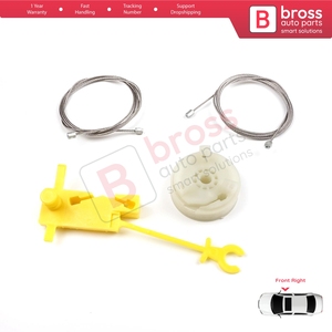 Juego de Reparación de Elevalunas Eléctrico Delantero Derecho BWR5498 para Trafic MK2 X83 JL FL EL Vivaro Primastar 2001-2015 7700311821 - Product Image 2