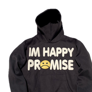 450 GSM Designer Cotton Hoodie Alta calidad Plain Puff Print Streetwear Cómodo con logotipo personalizado - Product Image 2