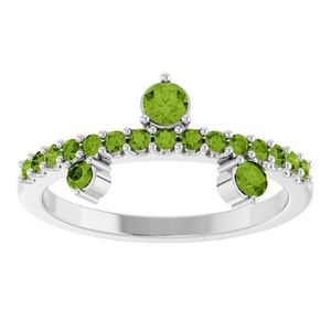 Anillo de Compromiso Stuller de 14KW con Acentos, Modelo 72449:156P - Product Image 3