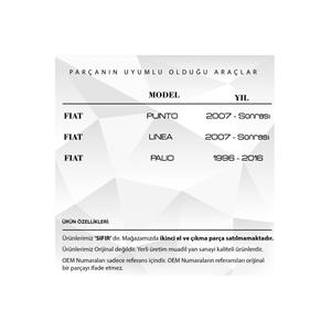 Engranaje de reparación de cerradura de puerta para Fiat Palio, Punto (JUEGO DE PUERTA DERECHA E IZQUIERDA) - Product Image 1