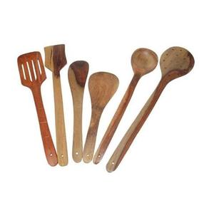 Hot Selling 5 Piece <b>Wooden</b> Acacia <b>Spoon</b> Non Stick Kitchen Spatula Cook Tool Accessories <b>Spoon</b> Spatula Cooking Utensils <b>Set</b> - Product Image 4