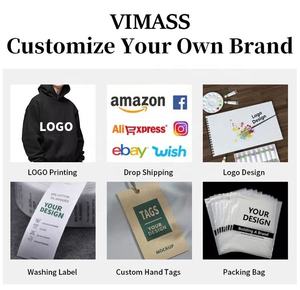 De gran tamaño 500 GSM 100% algodón personalizado sin cuerdas sudaderas con capucha sudaderas para hombres grueso cuadrado ropa de calle sudaderas con capucha en multicolor - Product Image 6