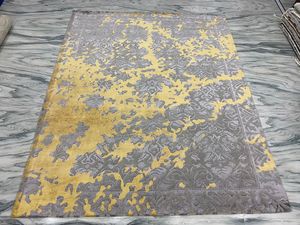 Vente chaude 3D noué à la main anti-dérapant laine tapis en soie personnalisable Style persan porte meilleur prix usine en gros abstrait - Product Image 2