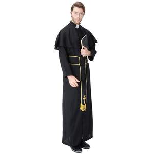 Robes de chœur unisexes en coton respirant avec broderie de logo personnalisée de haute qualité, dernier style, traditionnelles pour l'église et musulmanes - Product Image 2