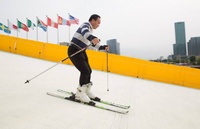 2025 nouveau produit Offre Spéciale blanc neige toboggan intérieur extérieur Fitness sport sec pistes de Ski échelles de Ski piste