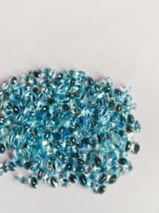 Piedras preciosas sueltas de Aguamarina Natural de calidad AAA cortadas por expertos, Color azul vibrante, alta claridad para la fabricación de joyas, certificado IGI - Product Image 2