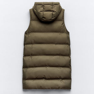 Gilet matelassé à capuche personnalisé et tendance pour temps froid, gilet matelassé de haute qualité respirant et de qualité supérieure pour hommes - Product Image 2