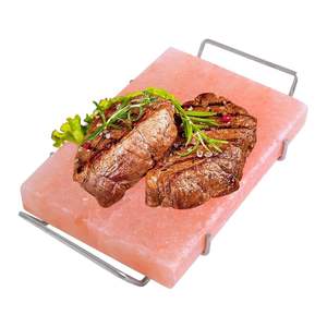 Sel de l'Himalaya Gourmet Plaque de cuisson réutilisable Dalle d'artisanat naturel pour griller les légumes Fruits de mer ou Steak - Product Image 2