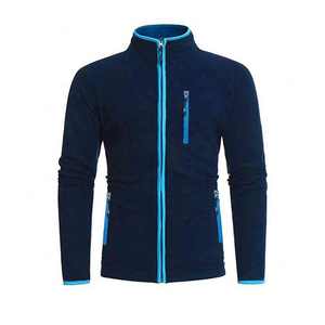 <b>Custom</b> Men's Eco-Friendly Fleece Winter <b>Jacket</b> Waterproof Quilted Stand Collar Vintage Style Sports Design with Polyester - Product Image 2