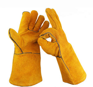 Guantes de soldadura Venta caliente de cuero de alta calidad TIG / MIG Guantes de soldadura Pakistán - Product Image 2