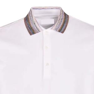 เสื้อโปโลสำหรับผู้ชายสีทึบแขนสั้นระบายอากาศได้ดีสไตล์กีฬาของคุณเอง - Product Image 4