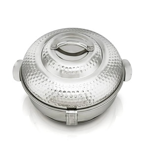 El calentador de alimentos más vendido de la mejor calidad, cazuela de diseñador con acabado brillante, suministros de Hotel, mesa redonda decorativa de lujo. - Product Image 2