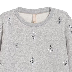 Sweat-shirt pour homme avec design en strass, manches longues, décontracté, à la mode, pull-over pour homme - Product Image 2