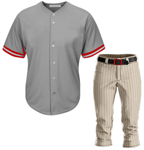 Logo personnalisé Design respirant grande taille léger confortable maillot de baseball ensemble de vêtements de sport pour adultes imprimé prix raisonnable - Product Image 6