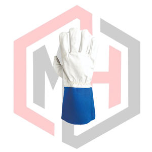 ถุงมือเชื่อมหนังวัวแท้ ทนทาน หนัก 11 ออนซ์ หนา ทนความร้อน ทนการฉีกขาด ป้องกันการบาด ป้องกันไฟ สำหรับดับเพลิง - Product Image 2