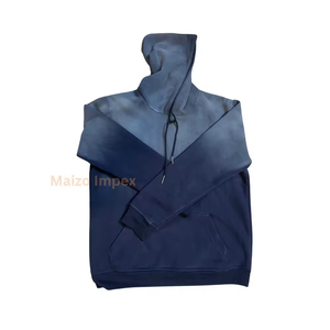 Sweat-shirt à capuche pour homme de qualité supérieure, sur mesure, coupe classique, 100% coton, multicolores, uni, pour l'automne - Product Image 4