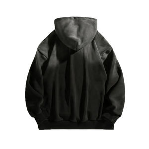 Sweats à capuche à séchage rapide et respirants, lavage à l'acide, impression personnalisée, basiques, coton mélangé, logo de haute qualité, fabriqué au Pakistan - Product Image 2