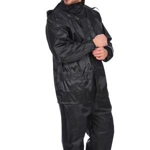 Conjunto de pantalón impermeable y ligero para la lluvia, venta al por mayor, equipo de pesca y motocicleta con cierre de cremallera, logotipo frontal sólido para invierno - Product Image 4