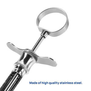 Jeringa Manual de Acero Inoxidable para Anestesia Dental con Cabeza Puntiaguda/de Gancho para Uso Quirúrgico - Product Image 6