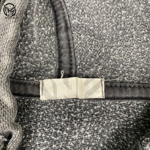 Sudadera con Capucha Unisex de Invierno, Estilo Vintage, 100% Algodón Grueso, Bordada, Lavada al Ácido, Desgastada - Product Image 6