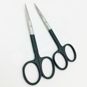 Nuevo diseño negro de acero inoxidable para adultos, cortaúñas, hoja curva, tijeras de manicura, tijeras para cutículas, superventas, logotipo sostenible - Product Image 4