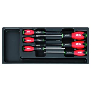 Surtido de módulos de espuma bicolor Usag con destornilladores Torx (6 piezas) - Product Image 2